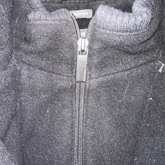 Perry Ellis Portfolio Wool Cashmere Blend Long-Sleeve Full-Zip JacketMen's Small